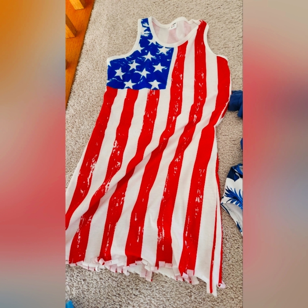 USA American Girls Dress Size 6-8 Years EUC